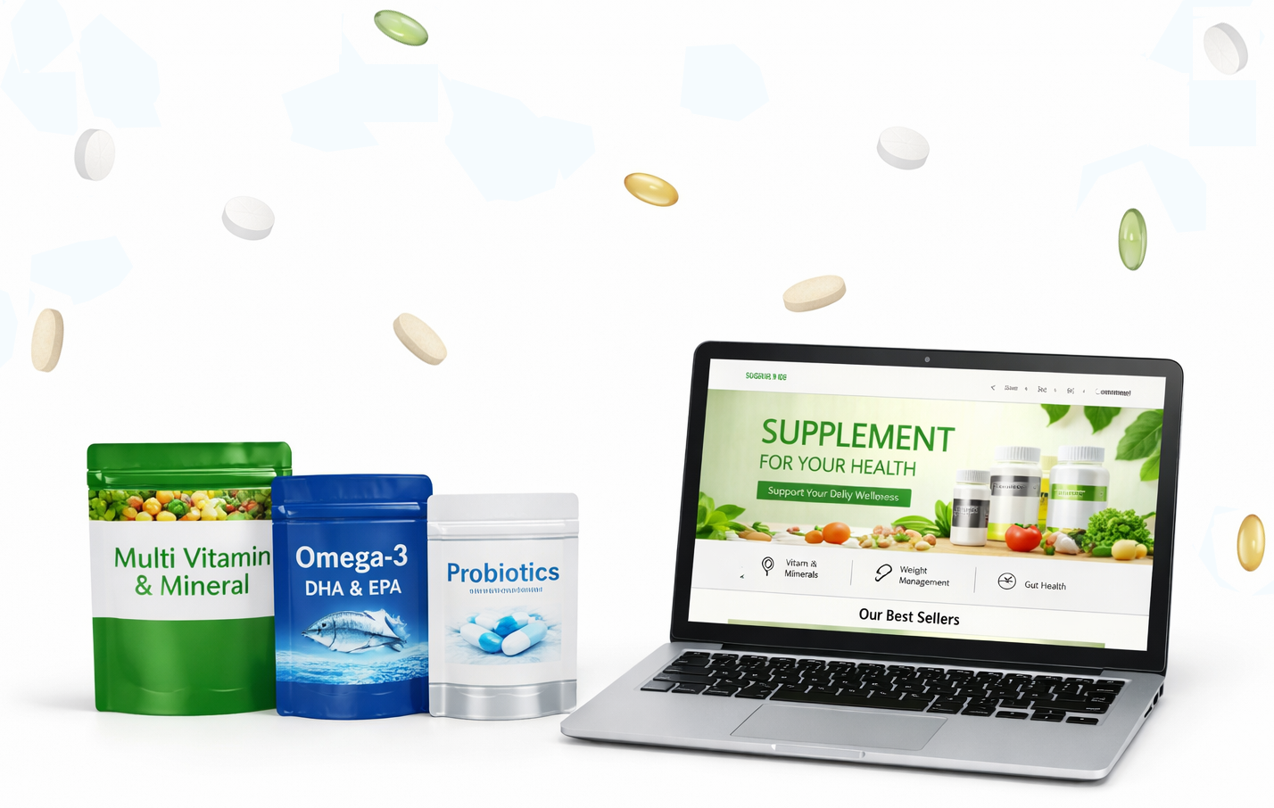 健康食品／サプリ／美容関係の販売促進ならおまかせ